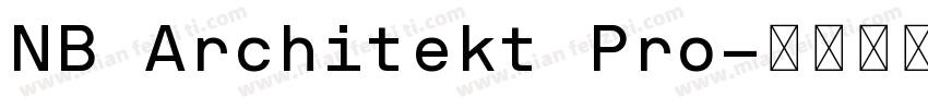 NB Architekt Pro字体转换
